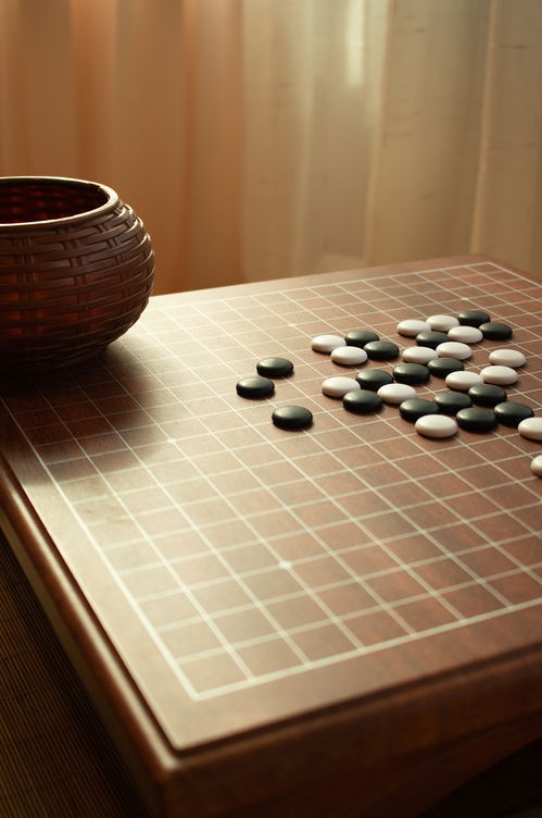 中式傳統(tǒng)五子棋圍棋盤風(fēng)景攝影圖素材 素材2