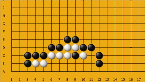 黑先殺白,殺棋分為兩個(gè)步驟,1破壞白眼形結(jié)構(gòu),2給白棋制造氣緊
